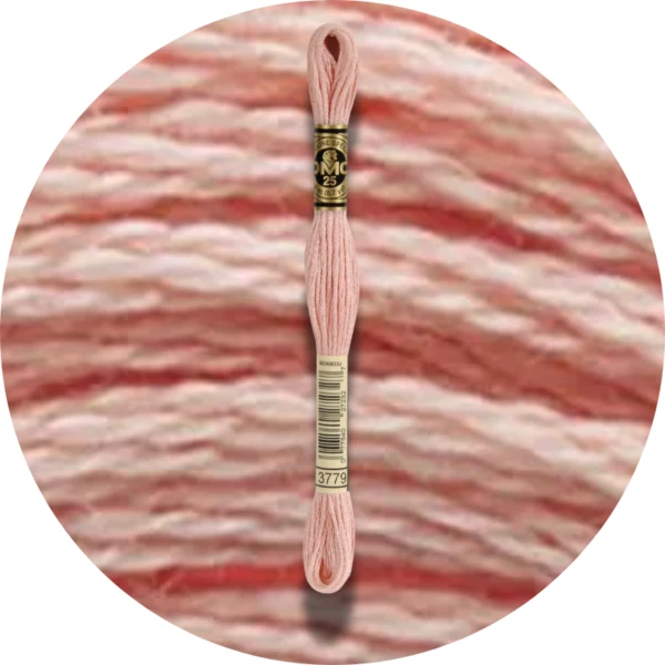 DMC Mouliné Spécial 25 Broderigarn, Ensfarvet, Røde/Gule/Orange nuancer